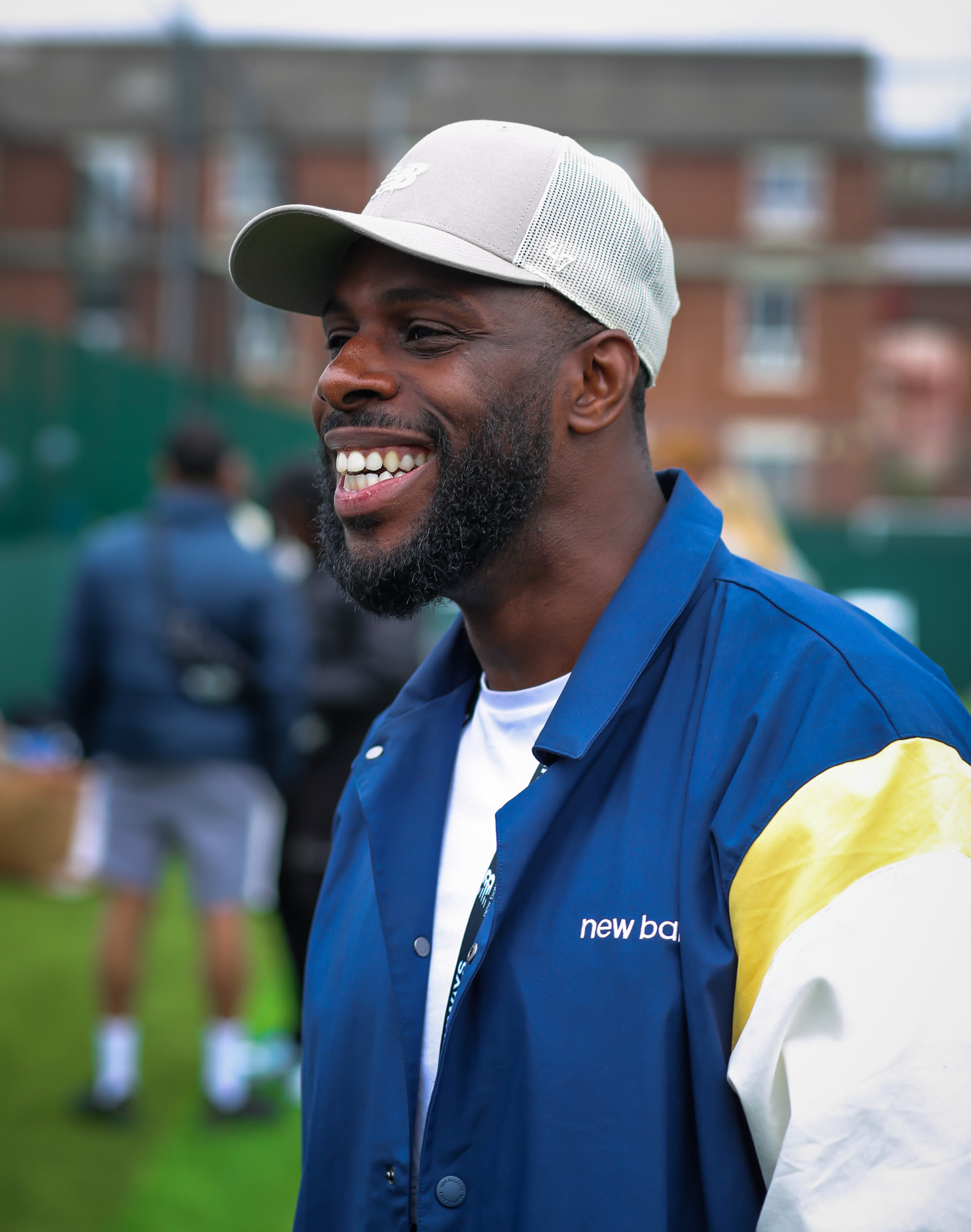 Portrait — laughing